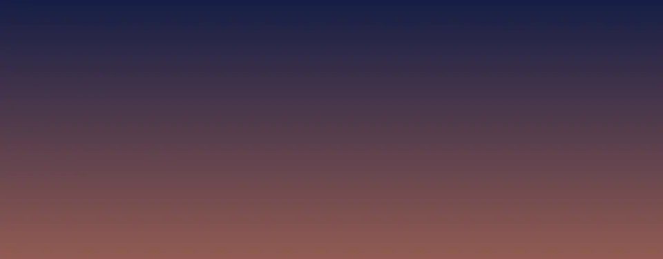A UFO at dusk